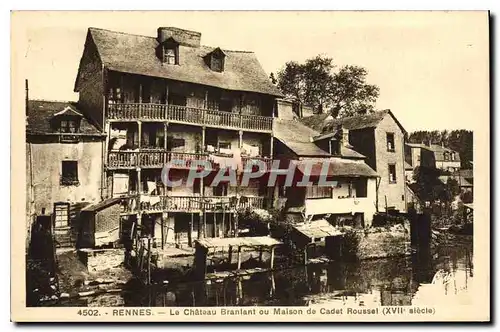 Ansichtskarte AK Rennes le chateau Branlant ou Maison de Cadet Rouseel XVII siecle