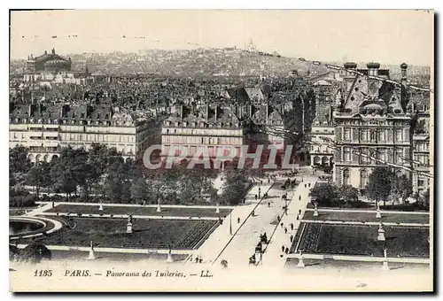 Cartes postales Paris Panorama des Tuileries