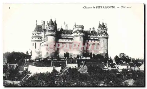 Ansichtskarte AK Chateau de Pierrefonds Cote nord