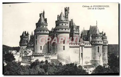 Ansichtskarte AK Chateau de Pierrefonds Cote de la Chapelle