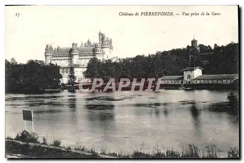 Ansichtskarte AK Chateau de Pierrefonds vue prise de la Gare