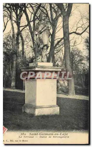 Cartes postales Saint Germain el Laye la Terrasse statue de Vercingetorix