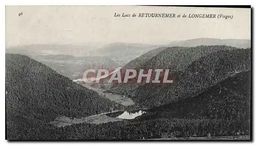 Ansichtskarte AK Les Lacs de Retournemer et de Longemer Vosges