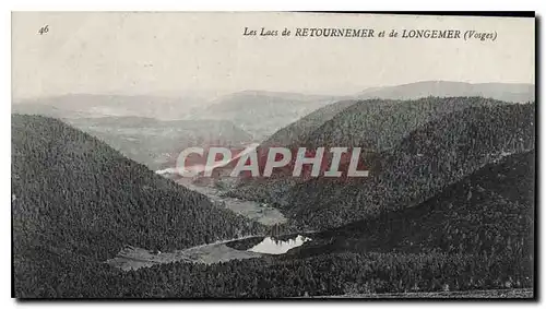 Cartes postales Les Lacs de Retournemer et de Longemer Vosges