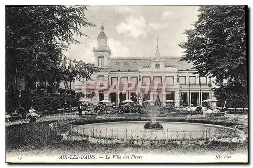 Cartes postales Aix les Bains la Villa des Fleurs