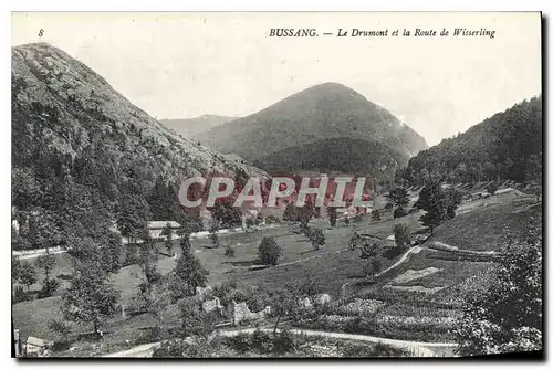 Cartes postales Bussang le Drumont et la Route de Wisserling
