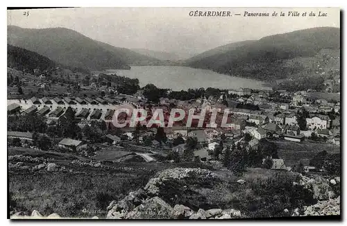 Ansichtskarte AK Gerardmer Panorama de la Ville et du Lac