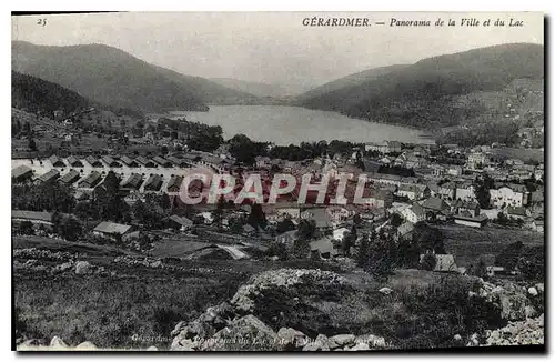 Cartes postales Gerardmer Panorama de la Ville et du Lac