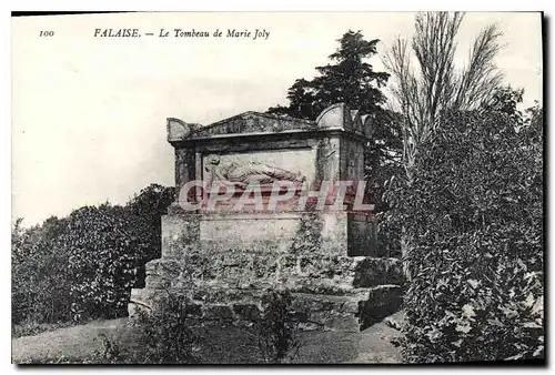 Cartes postales Falaise le Tombeau de Marie Joly