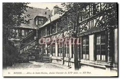 Cartes postales Rouen Aitres de Saint Maclou Ancien Charnier du XVI siecle