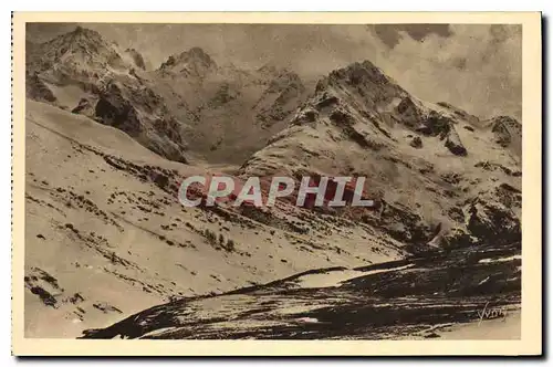 Cartes postales Les Alpes au Col du Lautaret vue sur les Pics de Neige du Lautaret le Pic Gaspart le Bec et le P