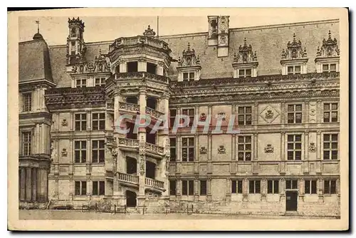 Cartes postales Chateaux de la Loire Chateau de Blois Escalier Francois Ier