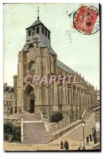 Cartes postales Lisieux l'Eglise St Jacques