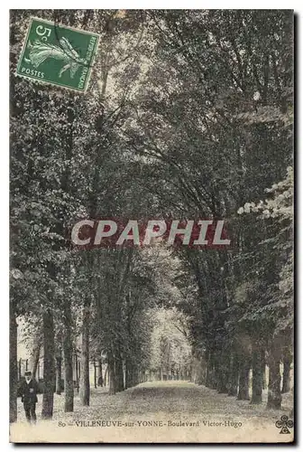 Cartes postales Villeneuve sur Yonne Boulevard Victor Hugo