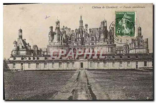 Ansichtskarte AK Chateau de Chambord Facade meridionale