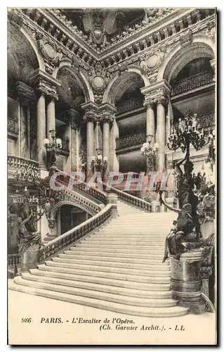 Ansichtskarte AK Paris l'Escalier de l'Opera