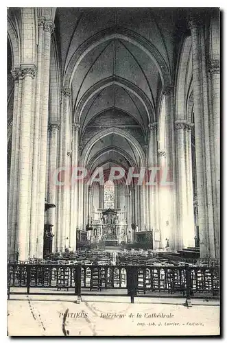 Ansichtskarte AK Poitiers interieur de la Cathedrale