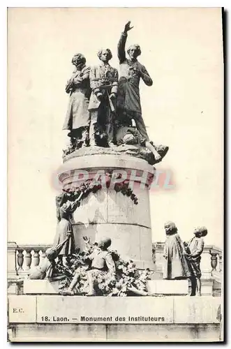 Cartes postales Laon Monument des Instituteurs
