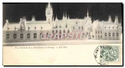 Cartes postales Vue generale de la Benedictine de Fecamp