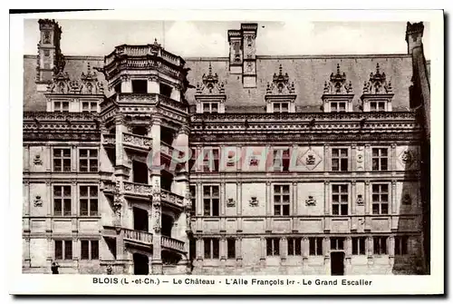 Ansichtskarte AK Blois L et C Le Chateau L'Allee Francois 1er Le Grand Escalier