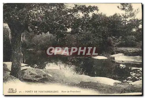 Cartes postales Foret de Fontainebleau Mare de Franchard