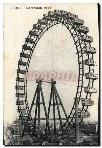 Cartes postales Paris la Grande Roue