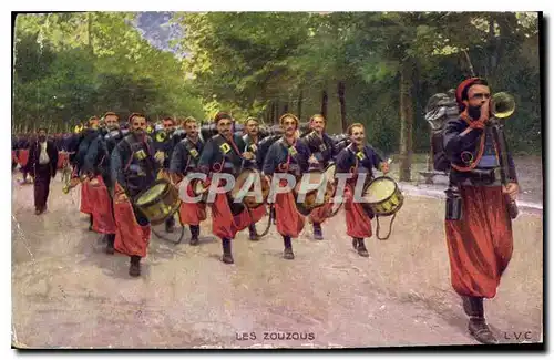 Cartes postales En Guerre Les Zouzous Militaria