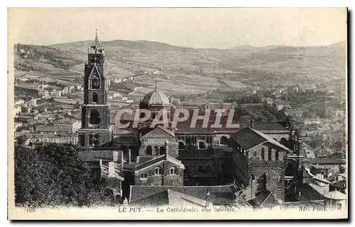 Cartes postales Le Puy La Cathedrale vue laterale