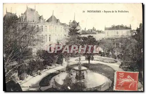 Cartes postales Montauban Square de la Prefecture