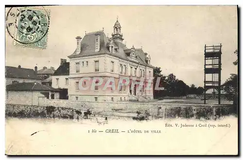 Cartes postales Creil l'Hotel de Ville