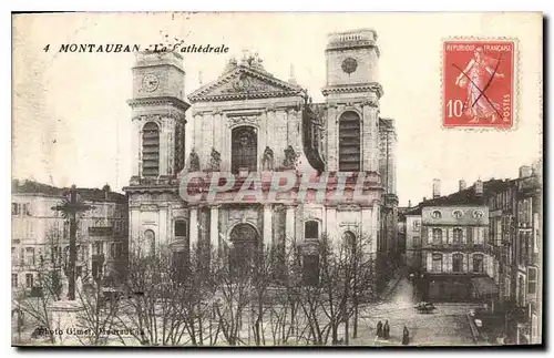 Cartes postales Montauban La Cathedrale