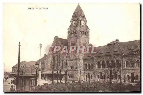 Cartes postales Metz La Gare