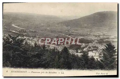 Cartes postales Remiremont Panorama pris du Belvedere