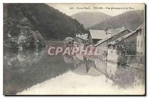 Cartes postales Haute Alsace Willer Vue pitoresque et la Thur