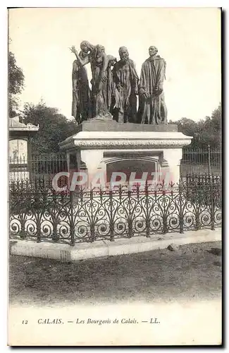 Cartes postales Calais Les Bourgeois de Calais