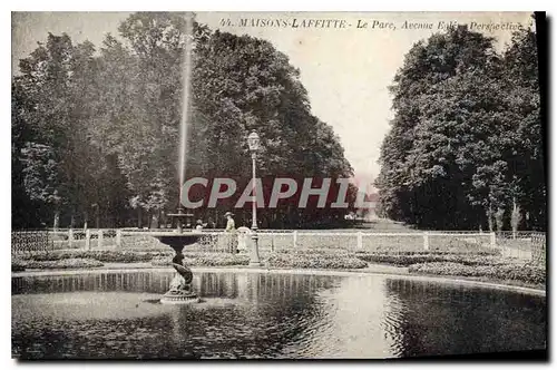 Cartes postales Maisons Laffitte Le Parc Avenue Perspective