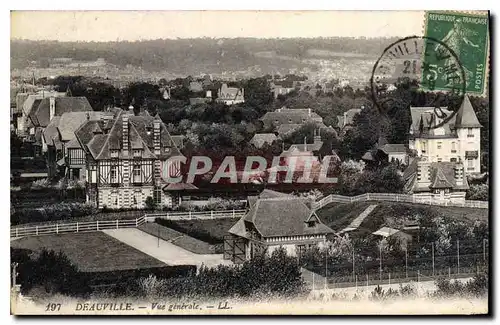 Cartes postales Deauville Vue generale