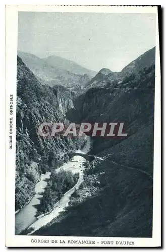 Cartes postales Gorges de la Romanche Pont d'Auris