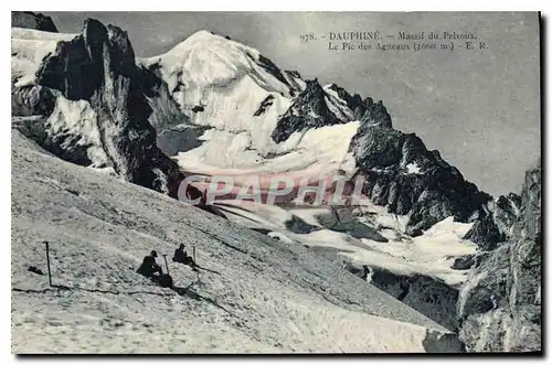 Cartes postales Dauphine Massif de Pelvoux Le Pic des Agneaux