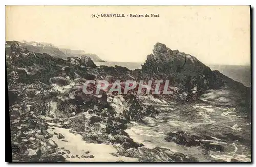 Cartes postales Granville Rochers du Nord