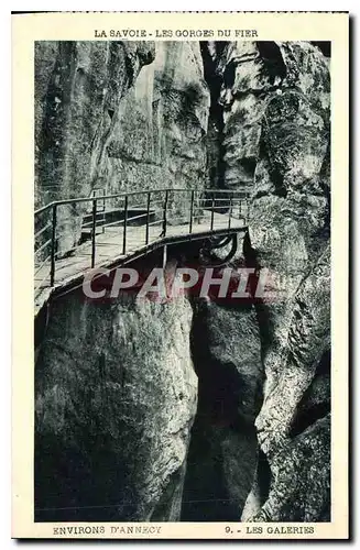 Ansichtskarte AK La Savoie Les Gorges du Fier Environs d'Annecy Les Galeries