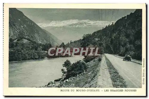 Cartes postales Route du Bourg d'Oisans Les Grandes Rousses