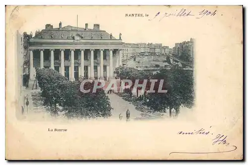 Cartes postales Nantes La Bourse