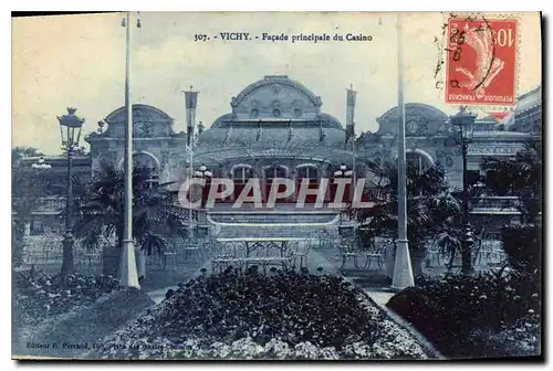 Cartes postales Vichy Facade principale du Casino
