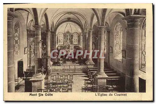Cartes postales Mont Ste Odile l'Eglise du Couvent