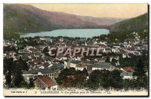 Cartes postales Gerardmer Vue generale prise des Gottridos