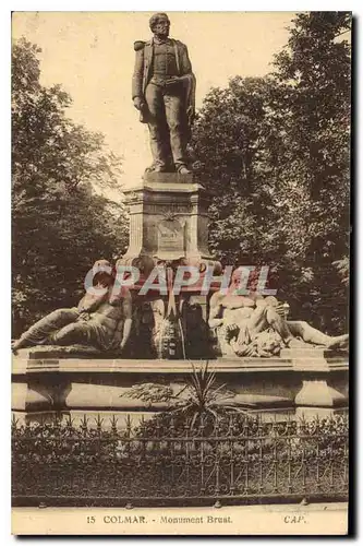 Cartes postales Colmar Monument Brust