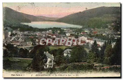 Cartes postales Gerardmer La Ville et le Lac