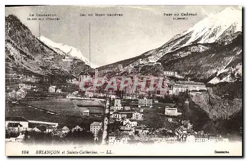 Cartes postales Briancon et Sainte Catherine