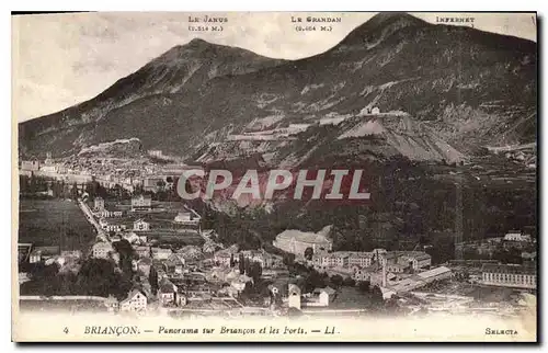 Ansichtskarte AK Briancon Panorama sur Briancon et les Forts